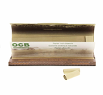 32 feuilles à rouler et tips OCB non blanchis