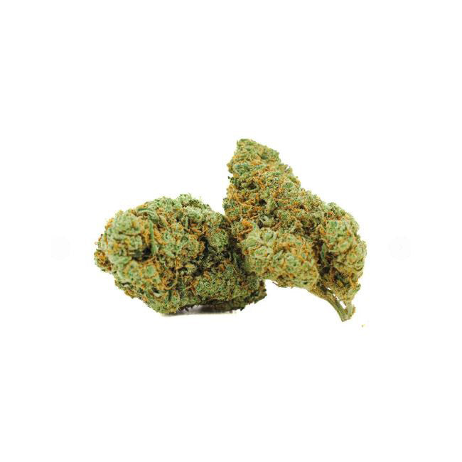 Deux fleurs de CBD de la variété Marley Kush