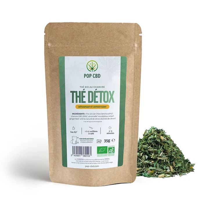 Le Thé BIO au CBD DETOX de Herbiane