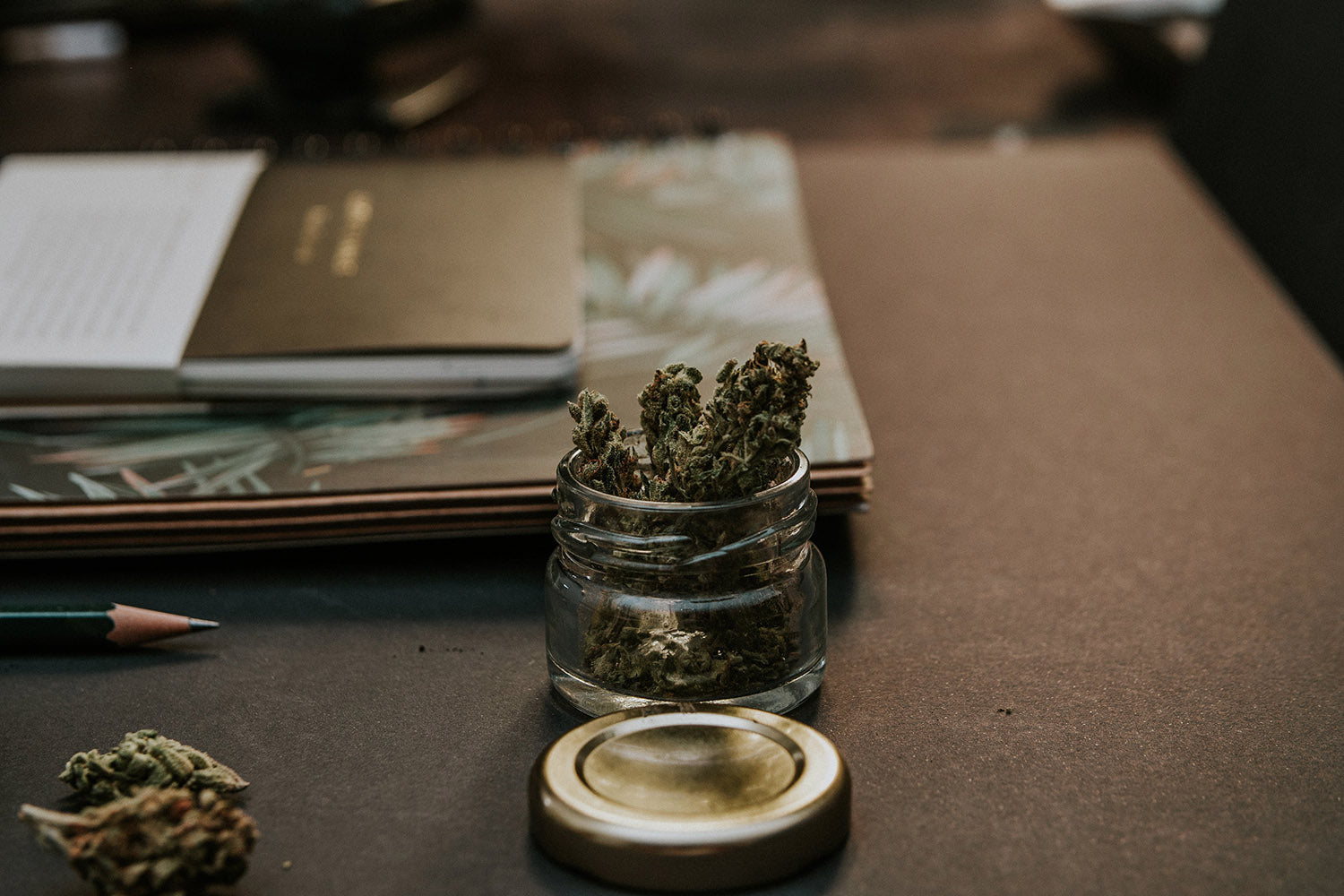 CBD sur un bureau