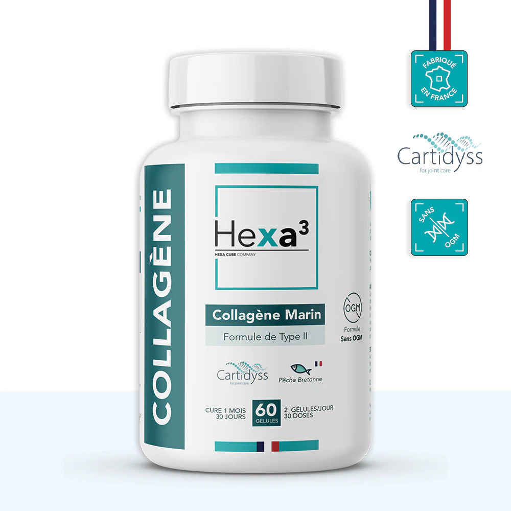 Collagène marin français Cartidyss Type II 60 gélules Herbiane