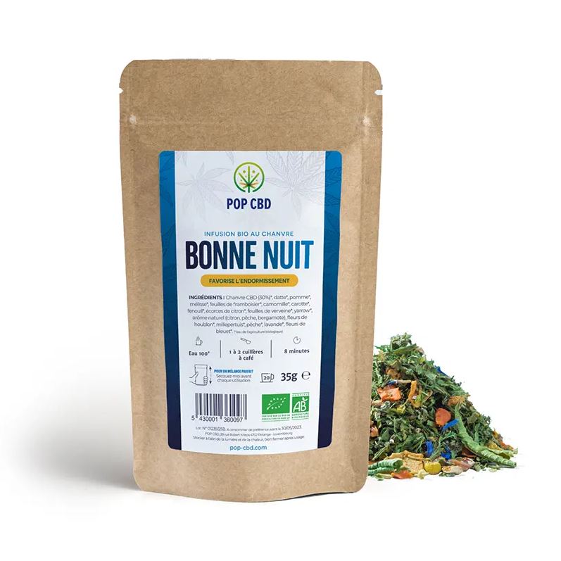CBD BIO : BONNE NUIT disponible à la boutique Herbiane à Clermont-Ferrand