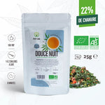 Tisane CBD bio 25g : Douce nuit